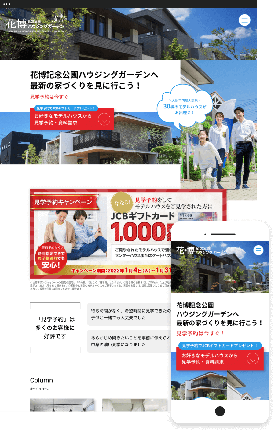 DZのデザインしたサイトのスクリーンショットの画像