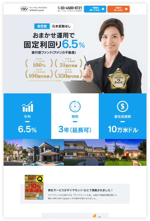 DZが制作したLPのスクリーンショット画像